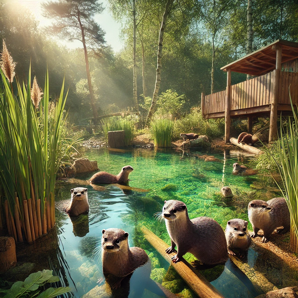 Otter Habitat Wildlife Conservation