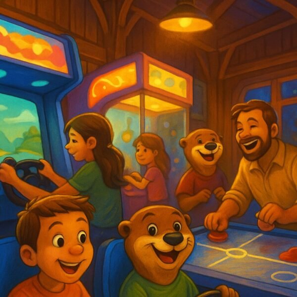 Otter Oasis arcade and family gaming concept