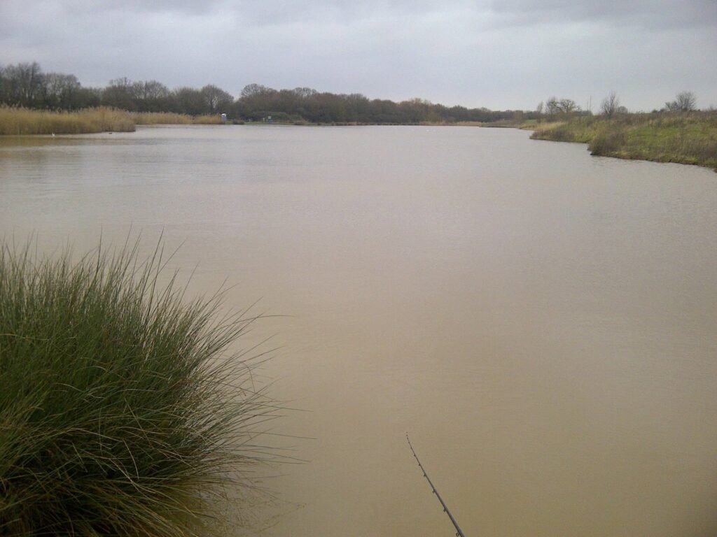 Fishing lake at the potential North Benfleet Hall area considered for the Otter Oasis vision